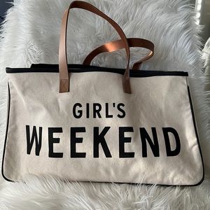 Cute weekend Canvas tote